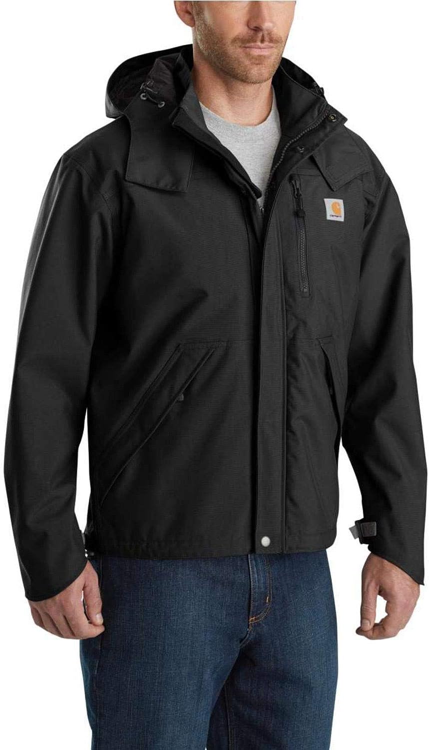 

Carhartt мужская куртка Storm Defender Loose Fit Heavyweight (размеры Regular и Big & Tall), Black