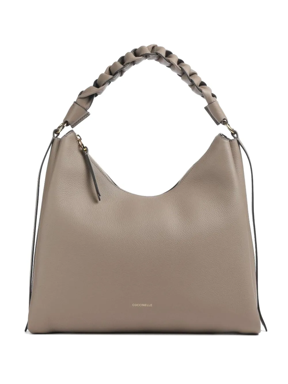 

Сумка на плечо Boheme среднего размера с плетеной ручкой Coccinelle, коричневый