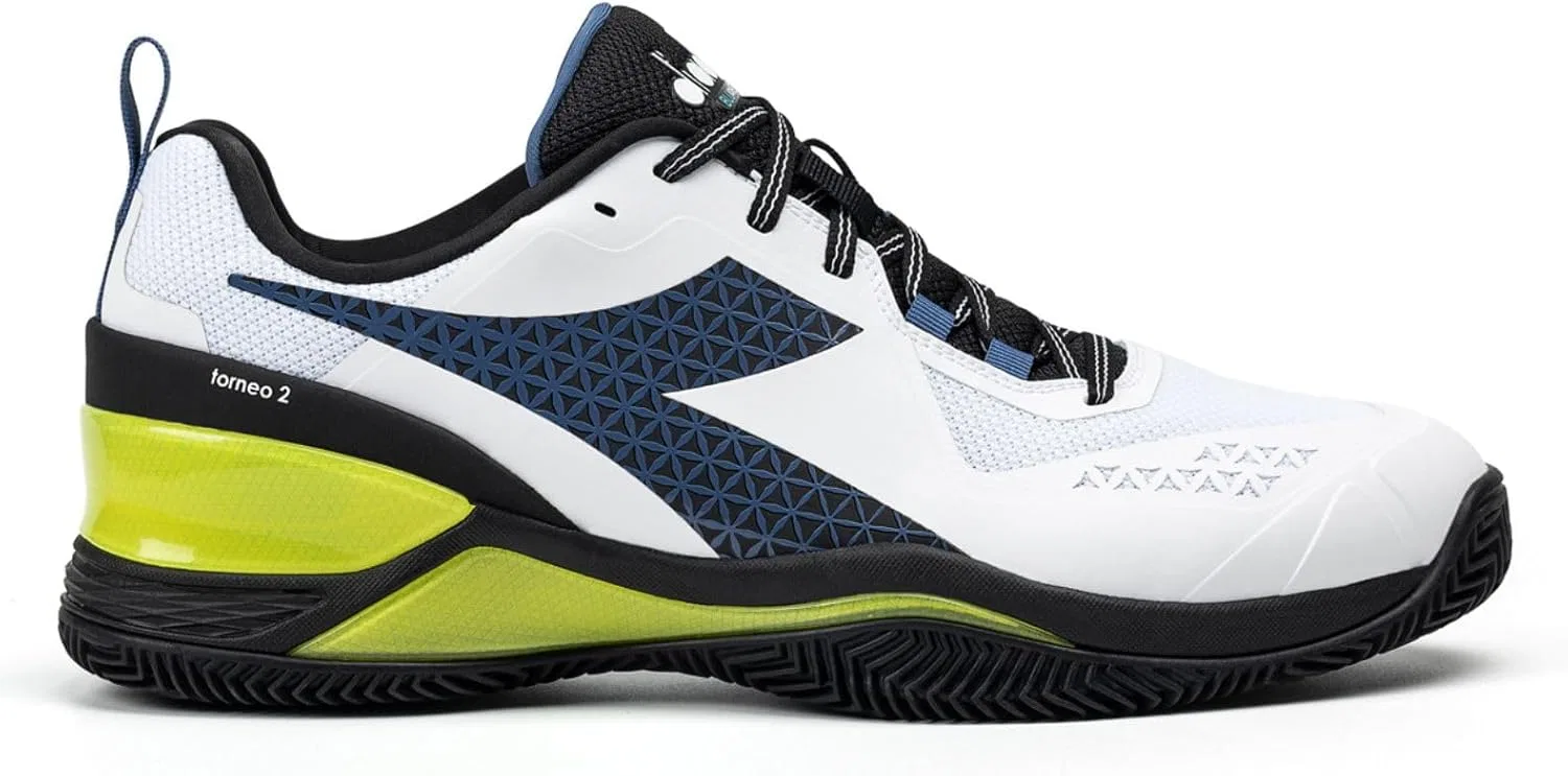 Кроссовки теннисные Diadora Blushield Torneo 2 AG, Black — фото 2