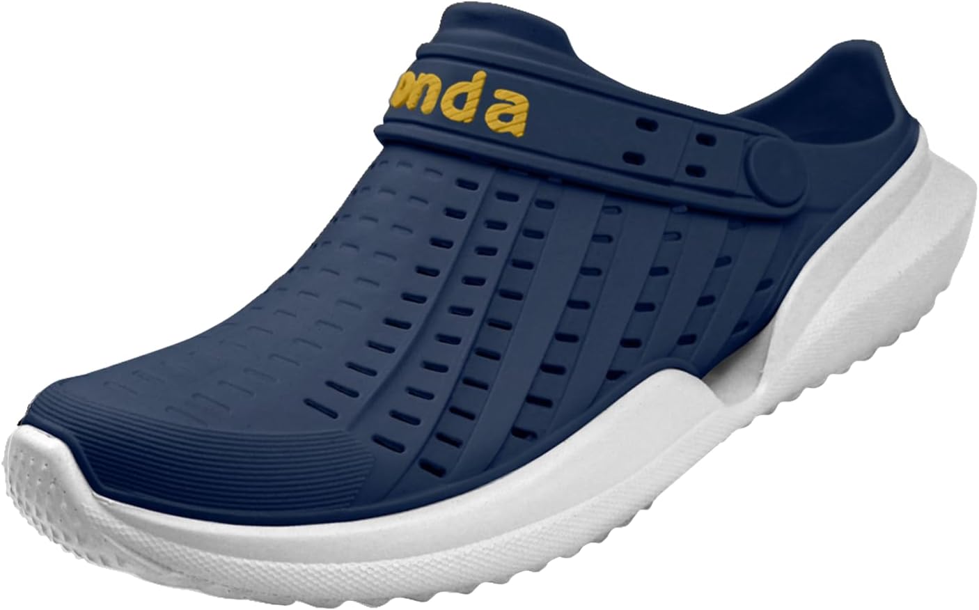 

Мужские садовые сабо Boaonda Flow - удобная обувь для восстановления, легкие водонепроницаемые сабо, спортивный стиль слайпон, дышащие, быстросохнущие пляжные и для водных активностей на открытом воздухе шлепанцы, белый/синий