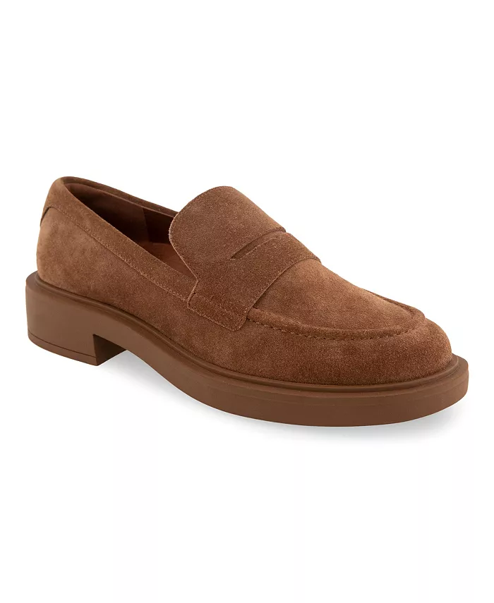 Женские лоферы Gelso на квадратном каблуке Aerosoles, коричневый