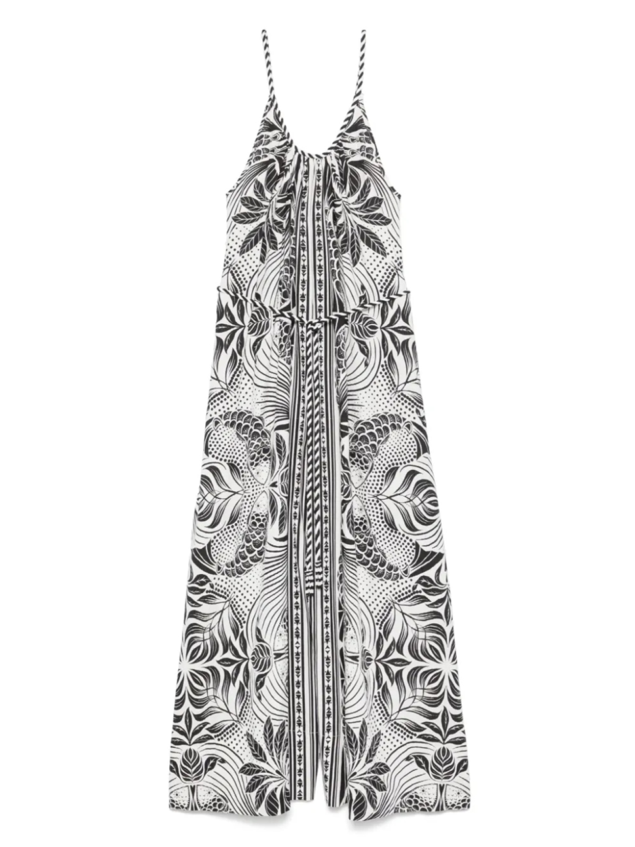 

Комбинезон Monochrome Elegance Scarf FARM Rio, белый