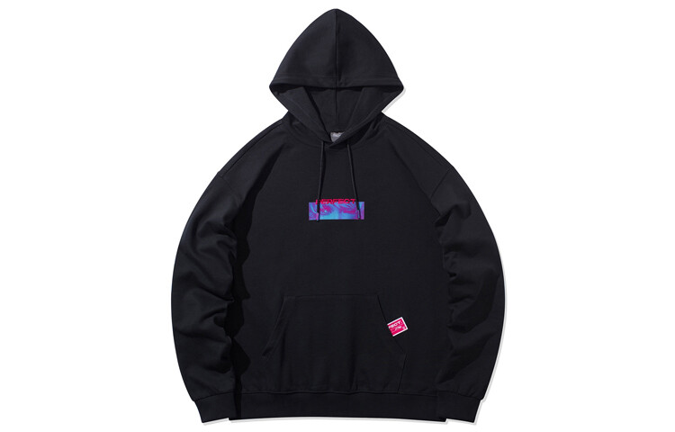 

Толстовка мужская новая стандартная черная Lining, черный