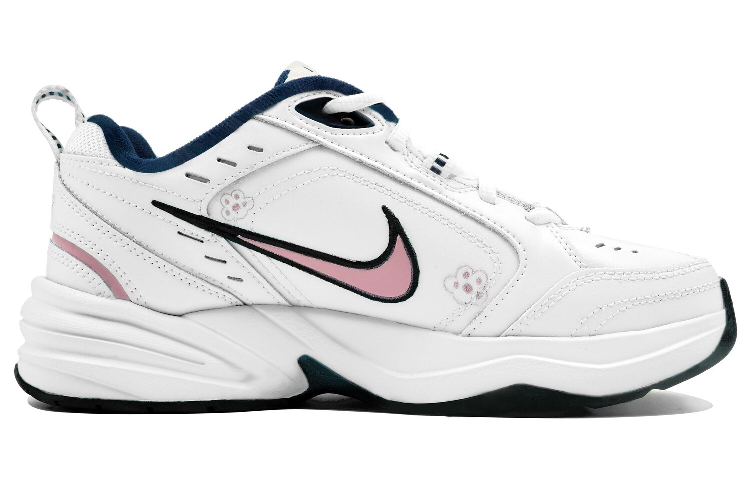 Кастомизированные кроссовки Nike Air Monarch 4 Chunky Sneakers Unisex, белый — фото 2