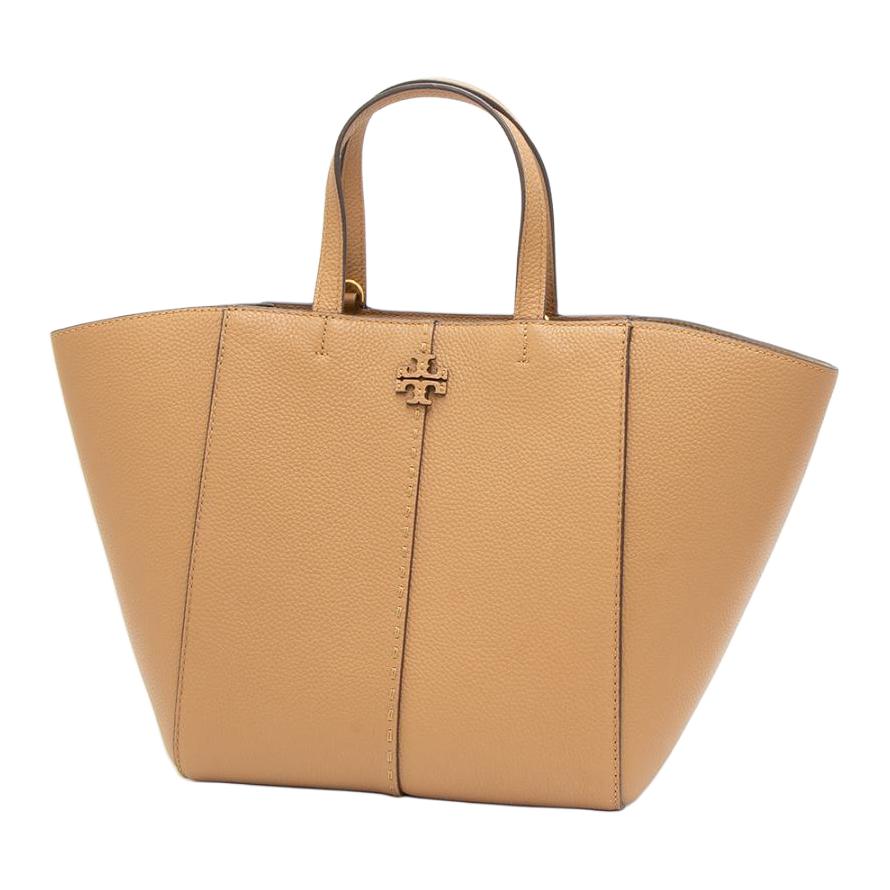 

McGraw Litchi Grain Leather Shoulder Bag, Crossbody Bag, Handbag Regular Women's Brown TORY BURCH