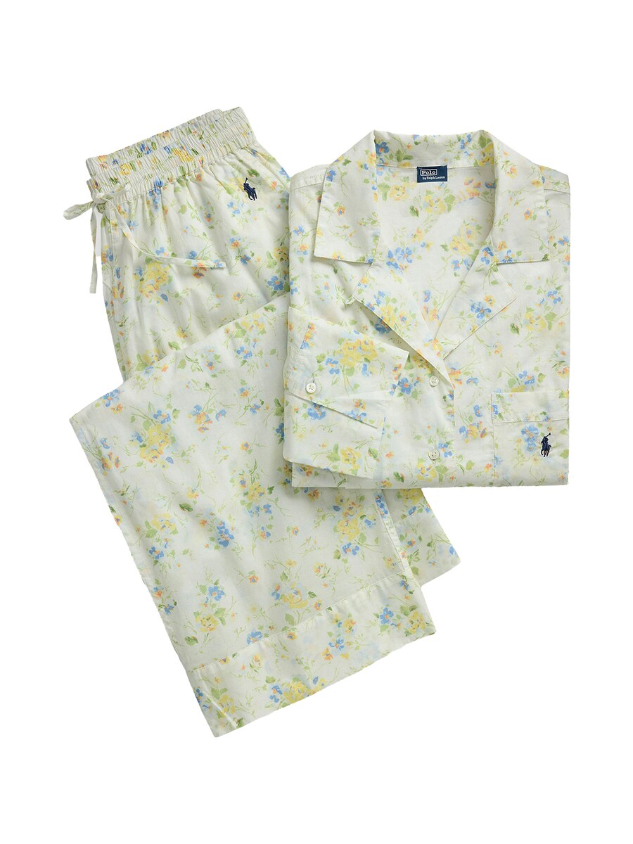 

Пижама Polo Ralph Lauren Floral Voile, светло-зеленый