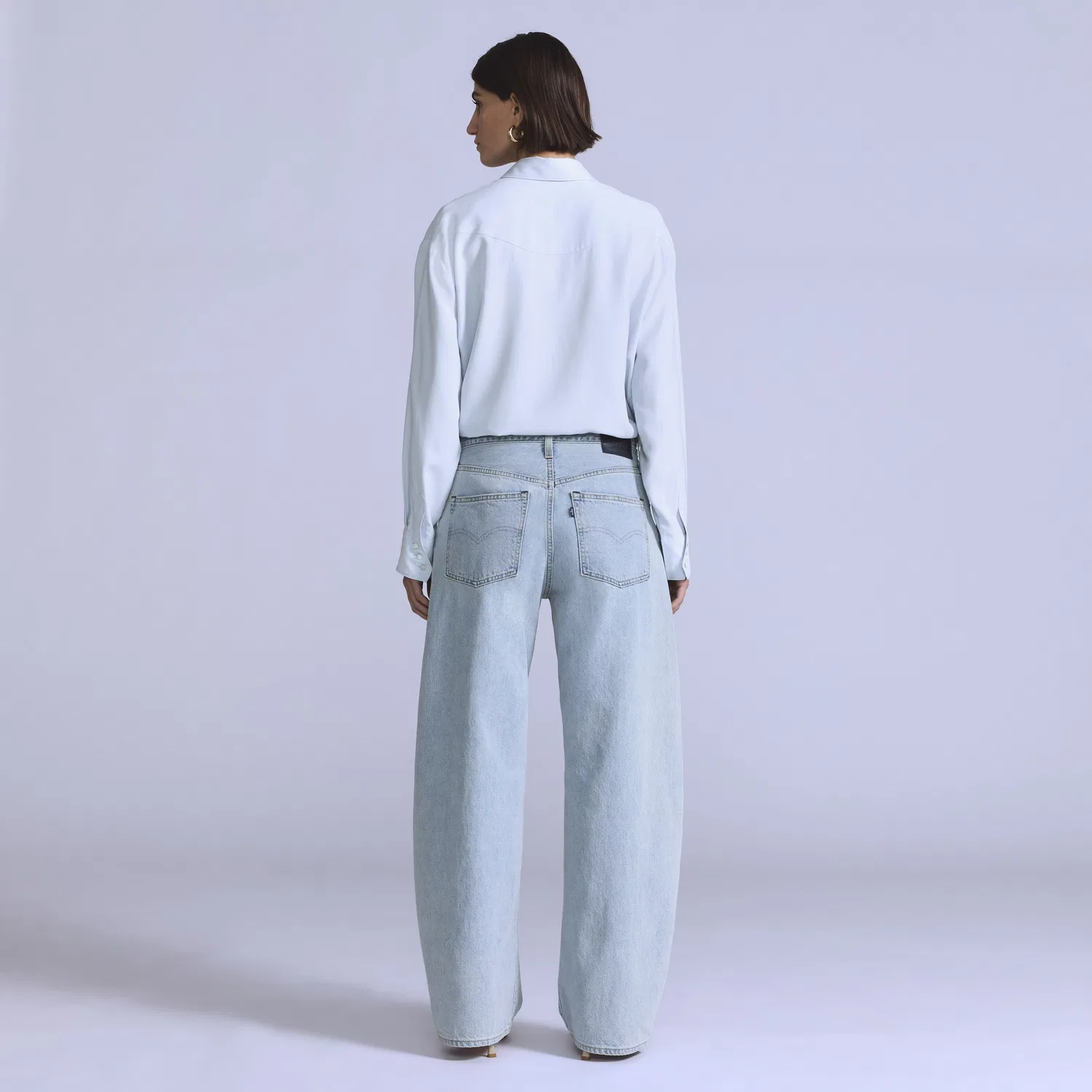 Женские джинсы Drop Barrel Levi's, Light Wash — фото 4