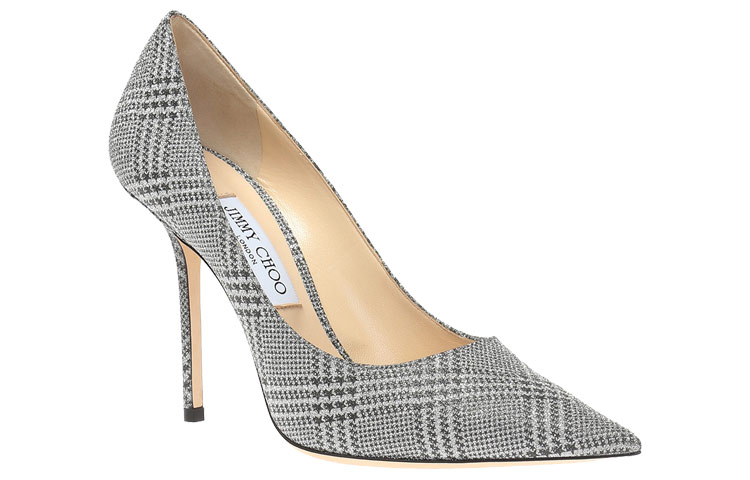 LOVE 100 Slim Heel Высокие каблуки Женские Серый Черный Jimmy Choo — фото 4
