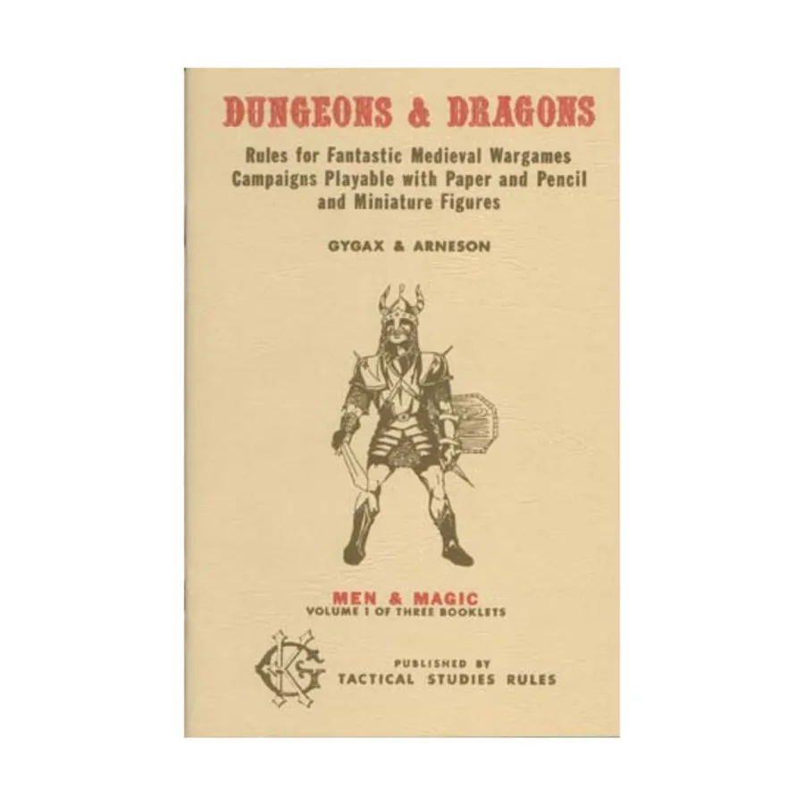 

Dungeons & Dragons Volume #1 - Men & Magic, Basic Dungeons & Dragons (Original Edition) - Box Sets & Core Rules, мягкая обложка