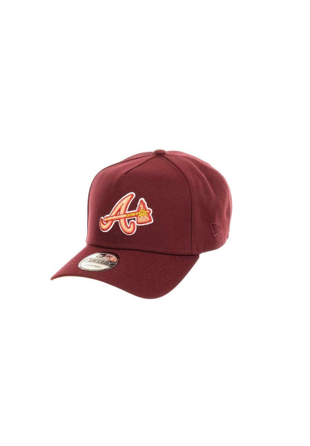 

Бейсболка ATLANTA BRAVES MLB 150TH ANNIVERSARY SIDEPATCH 9FORTY A-FRAME SNAPBACK New Era, цвет weinrot