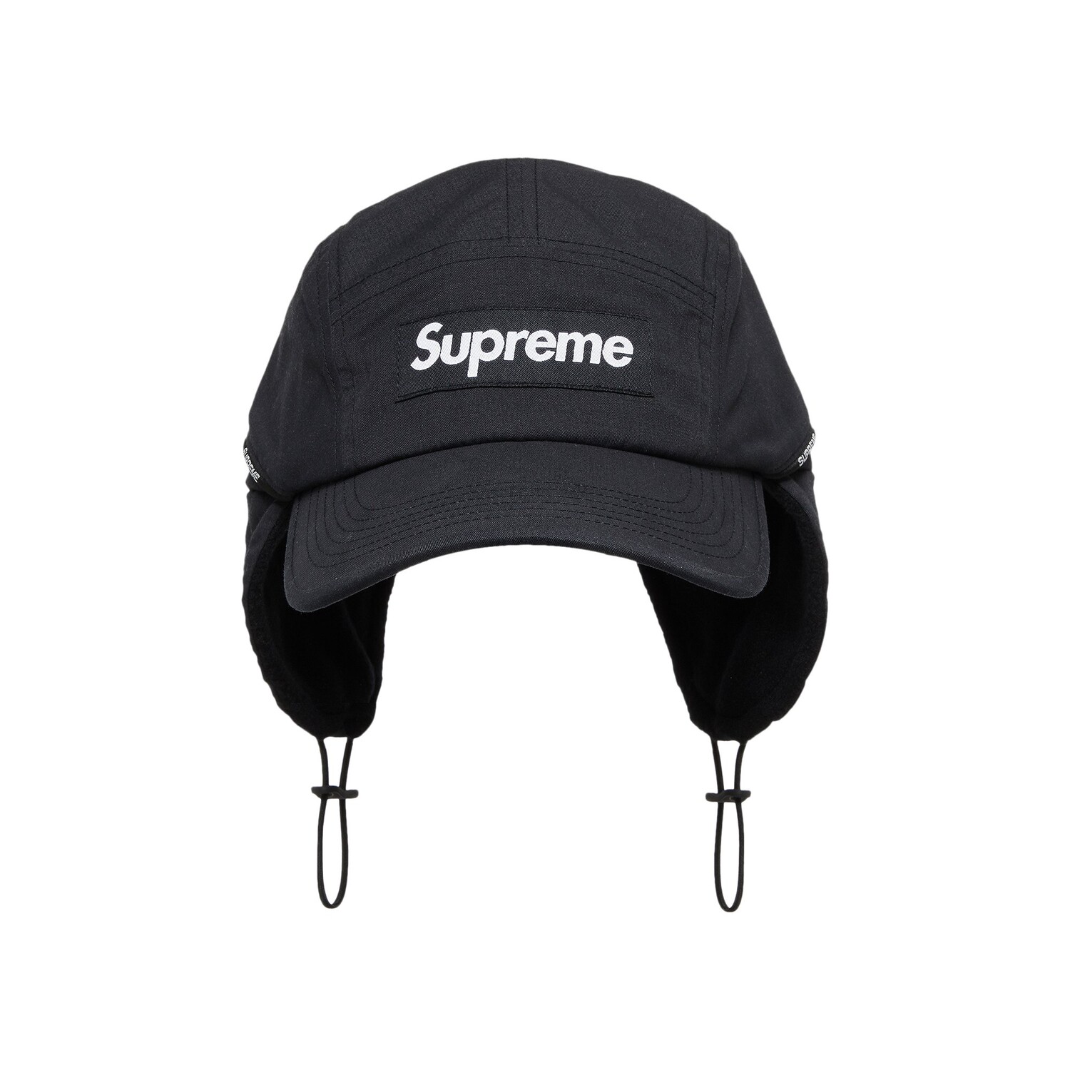 

Складная кепка Supreme с откидной крышкой, черная