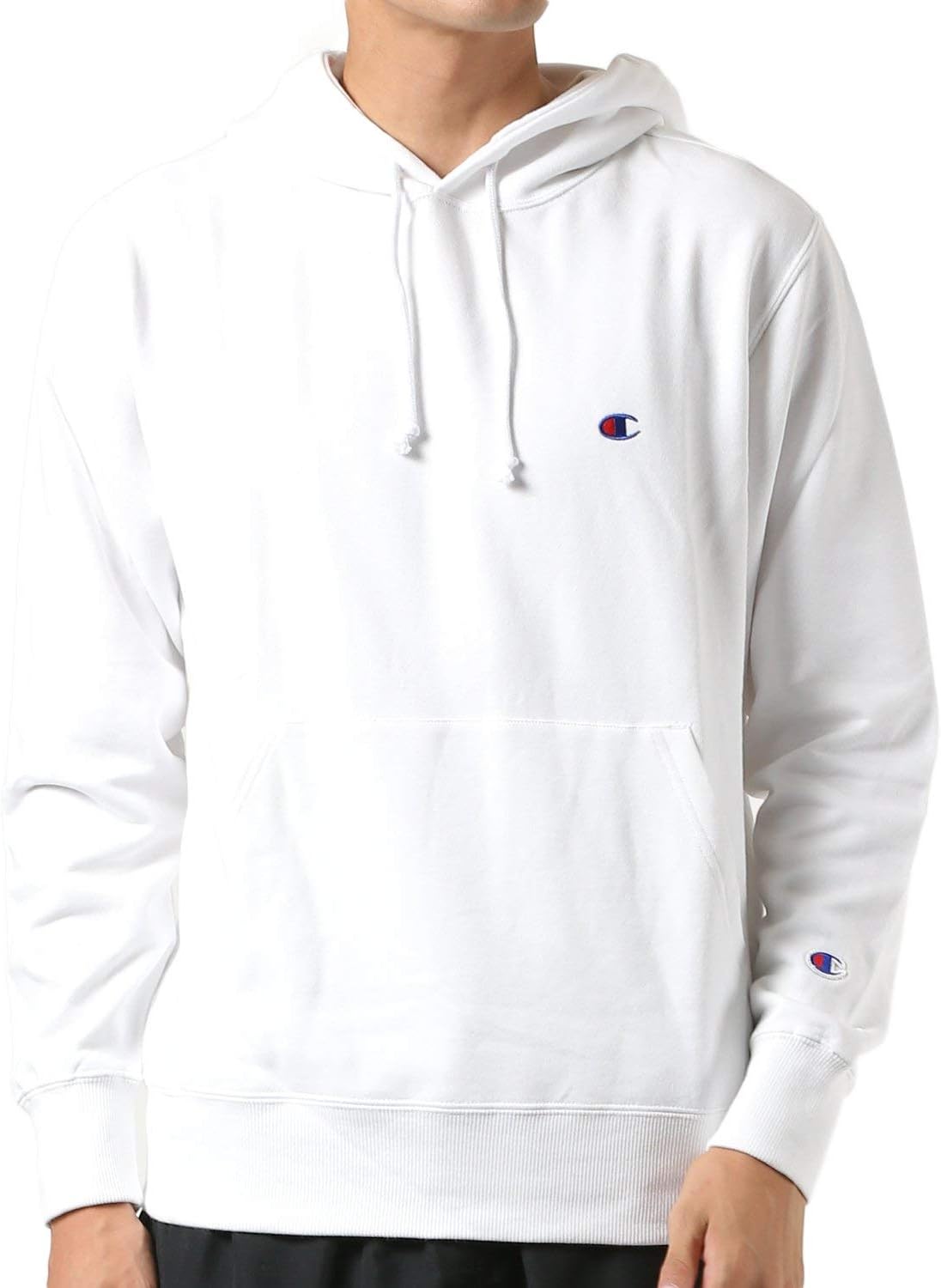 

Мужская толстовка Champion с одним логотипом, базовая модель C3-C118, белый