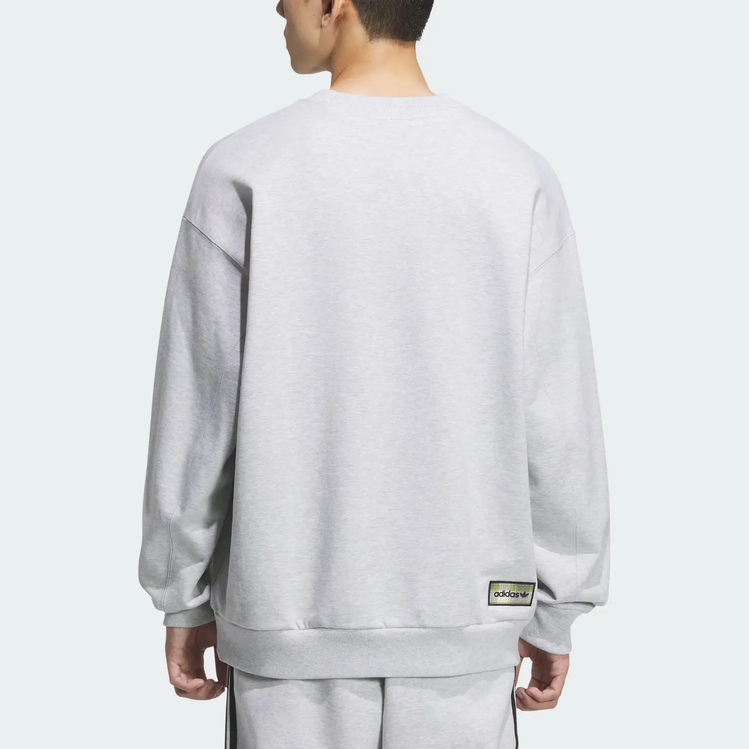 Свитшот мужской Adidas Originals, серый — фото 4