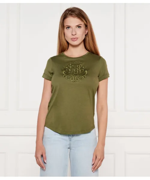 

Футболка Пима Relaxed fit Lauren Ralph Lauren, зеленый