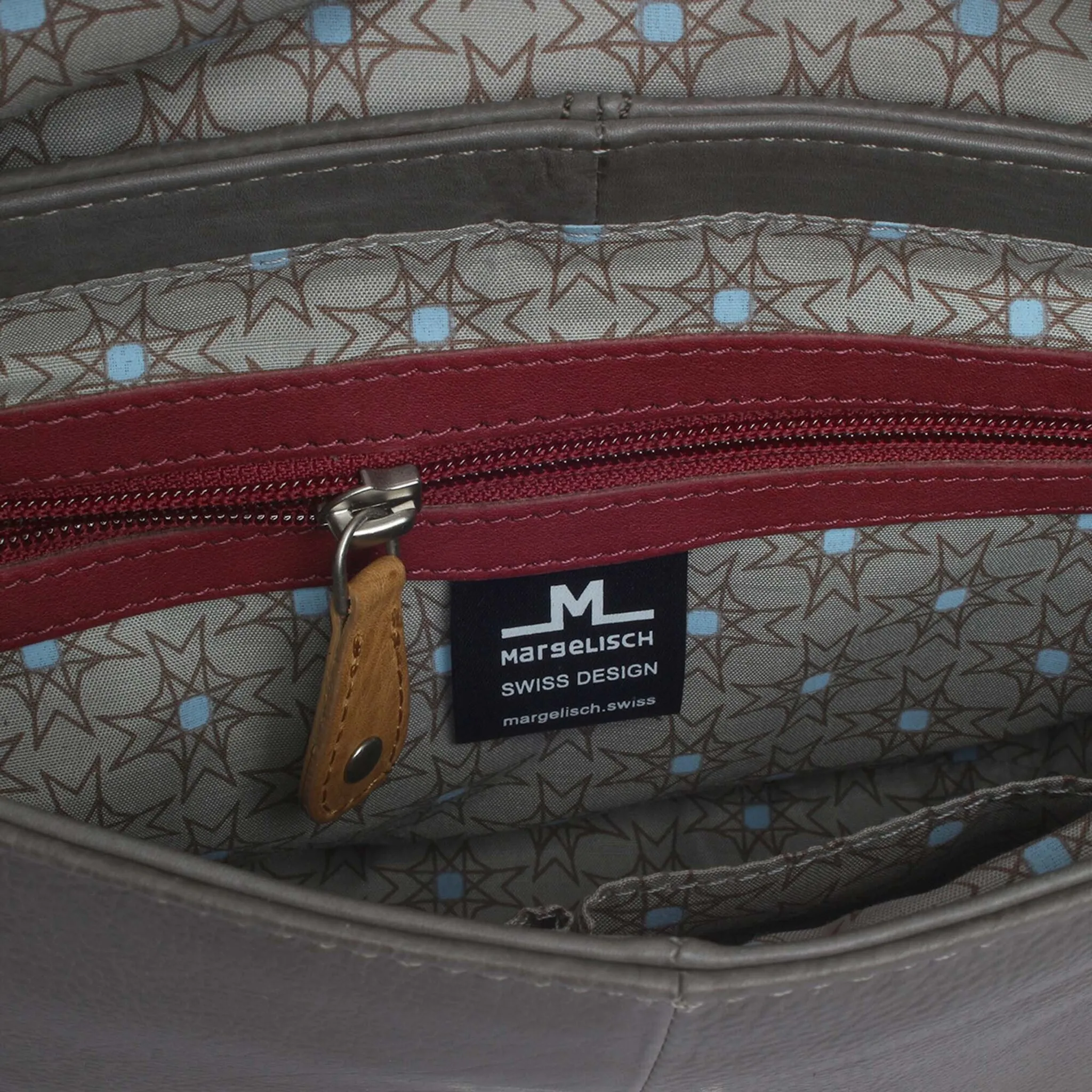 

Сумка через плечо Margelisch "Fugo 1" из кожи, сертифицированной LWG, серый