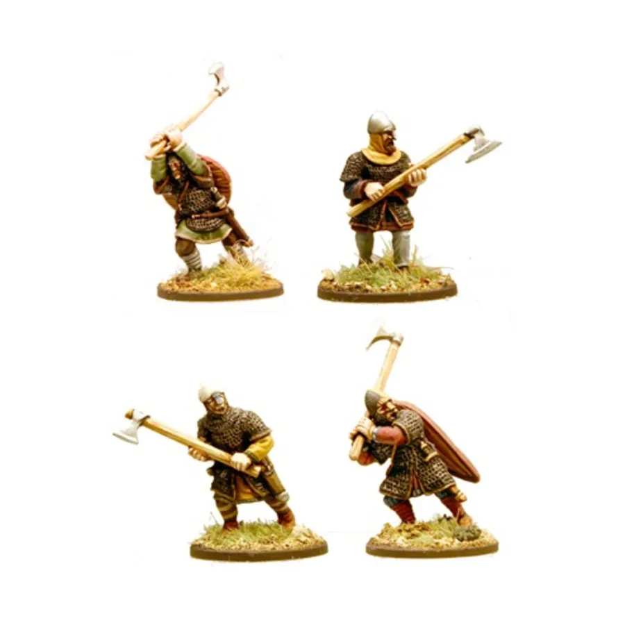 

Англо-датские хускарлы с топорами, Gripping Beast Miniatures - Viking Age (28mm)