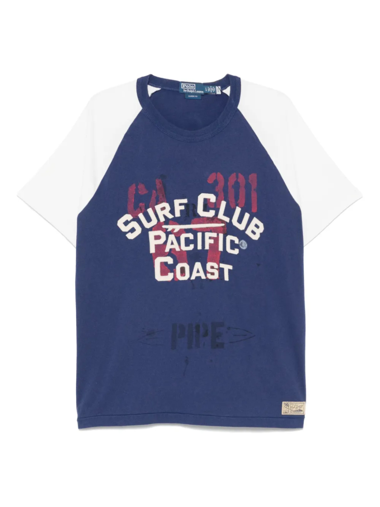

Polo Ralph Lauren футболка с графичным принтом, синий