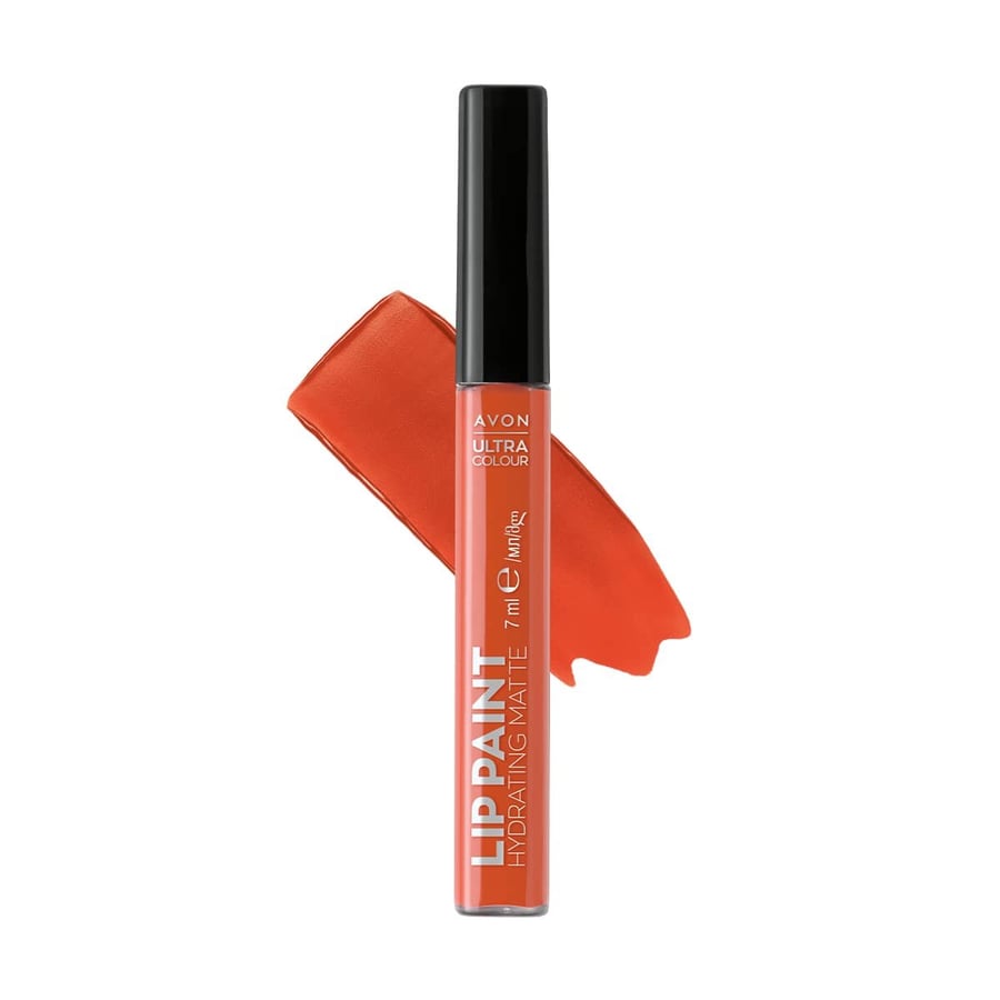 

Увлажняющая жидкая губная помада Avon Lip Paint - Coral Shore - 7 мл