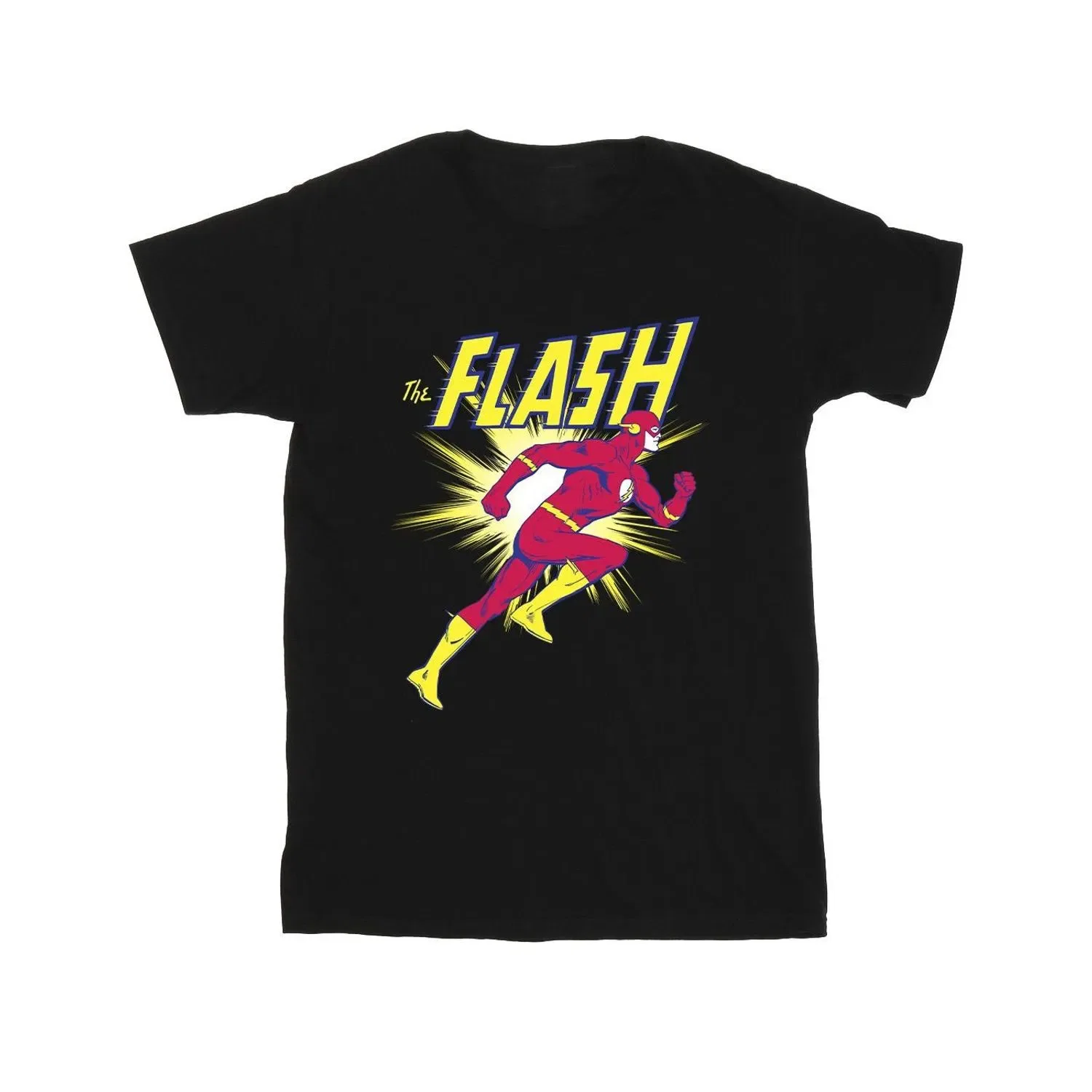 Футболка с принтом The Flash DC Comics, черный — фото 2