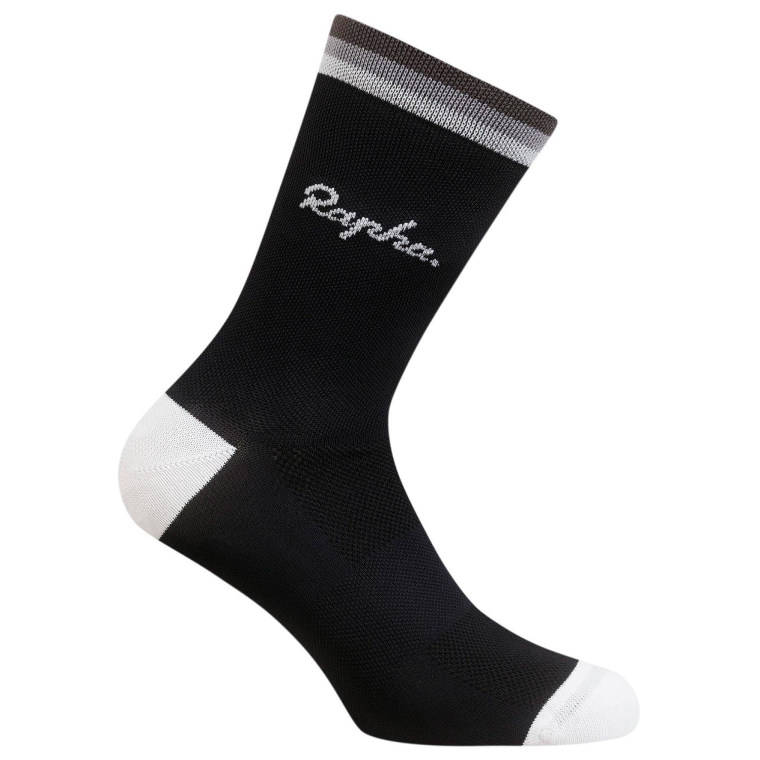 

Велосипедные носки Rapha Logo Socks, цвет Black/Grey/Carbon Grey
