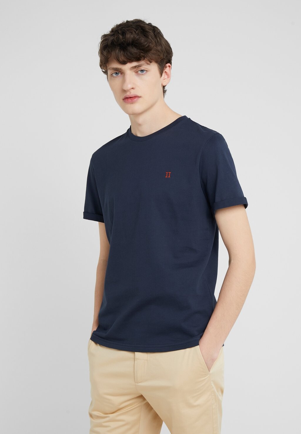

Футболка базовая NØRREGAARD Les Deux, цвет dark navy