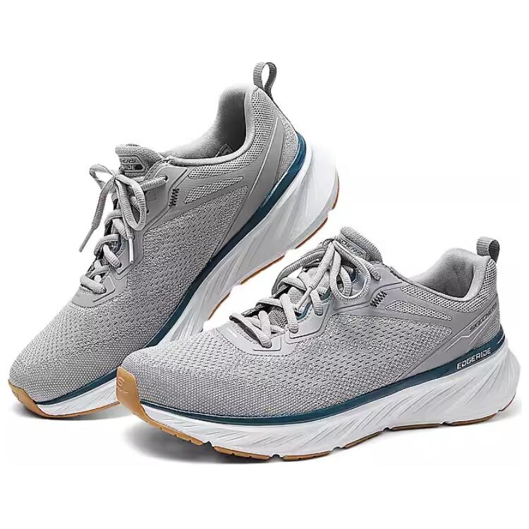 Кроссовки Skechers Sport Lifestyle Shoes Men Low-top Grey/turquoise, бирюзовый — фото 2