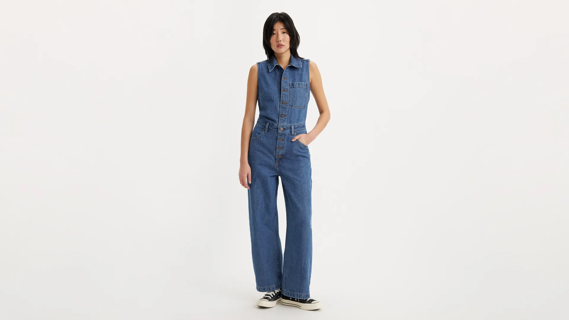 

Комбинезон без рукавов Levi's, цвет Mastermind - Medium Wash