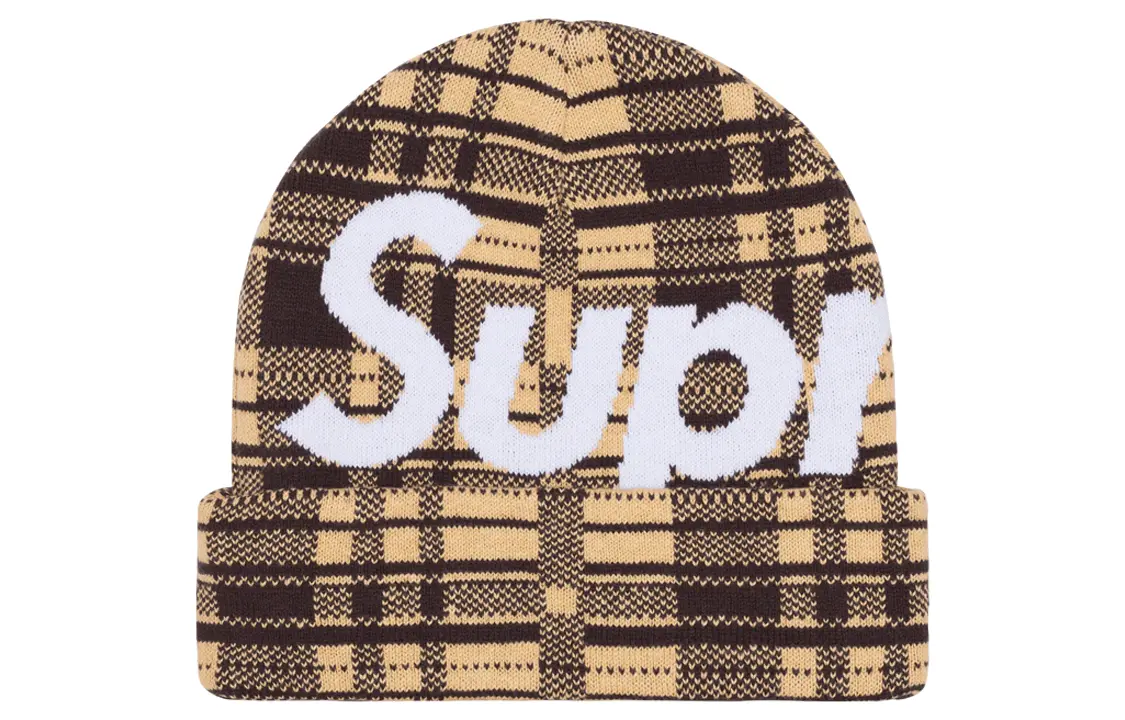 

Шапка Supreme Big Logo, светло-коричневый