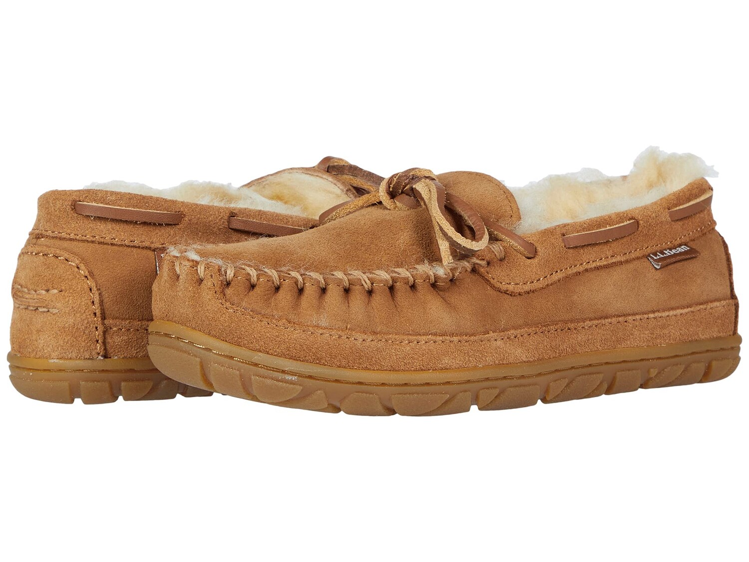 Домашняя обувь L.L.Bean Wicked Good Moc (Little Kid/Big Kid), коричневый — фото 3