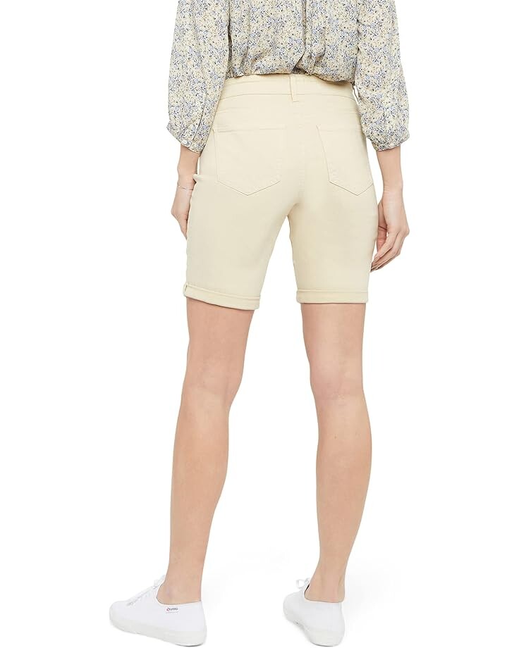

Шорты NYDJ Ella Shorts w/ 1" Cuff in Butter, цвет Butter
