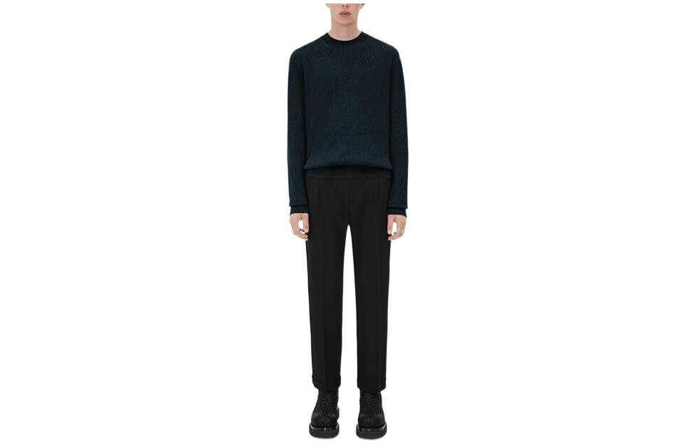 

Кашемировый свитер мужской темно-синий Bottega Veneta, темно-синий