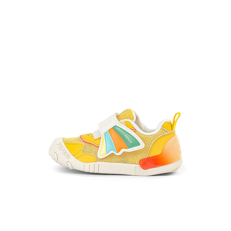 

Противоскользящие и дышащие детские кроссовки для скейтбординга для детей от 3 до 7 лет Banner the Piggy, желтый