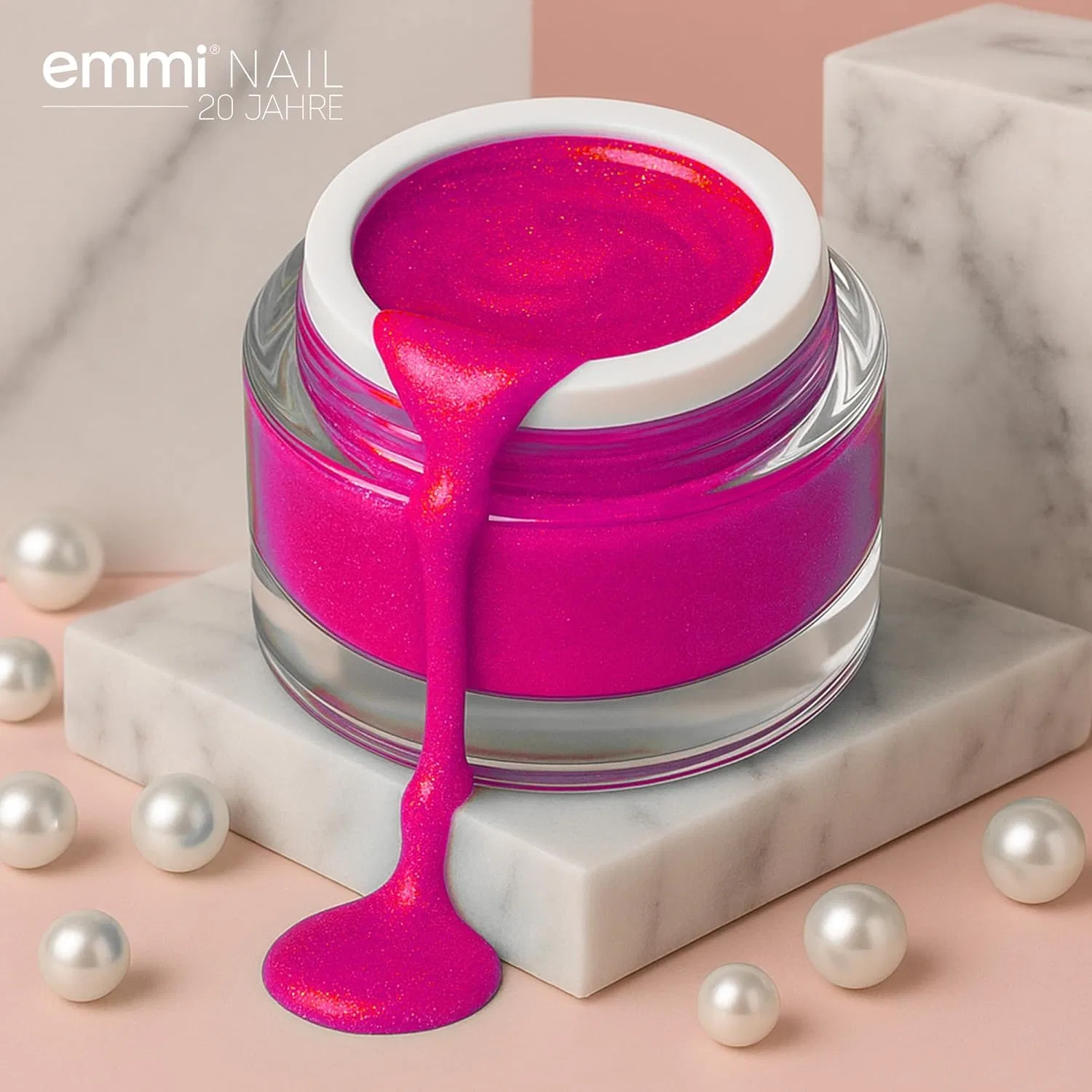 Цветной гель для ногтей Emmi Nail Metal Flamingo, 5 мл Emmi Nail — фото 2
