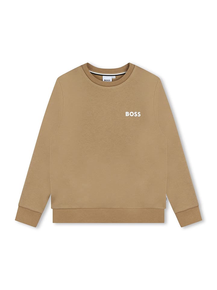 

Hugo Boss Kids Светло-коричневая толстовка