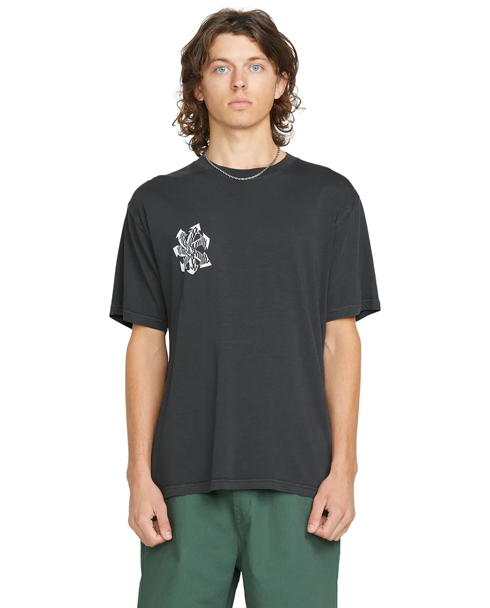 

Мужская футболка с короткими рукавами и круглым вырезом Volcom, темно-серый