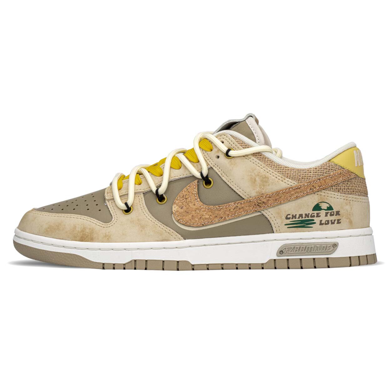 

Кроссовки Nike Dunk Skateboarding Shoes Unisex Low-top Brown/beige, хаки