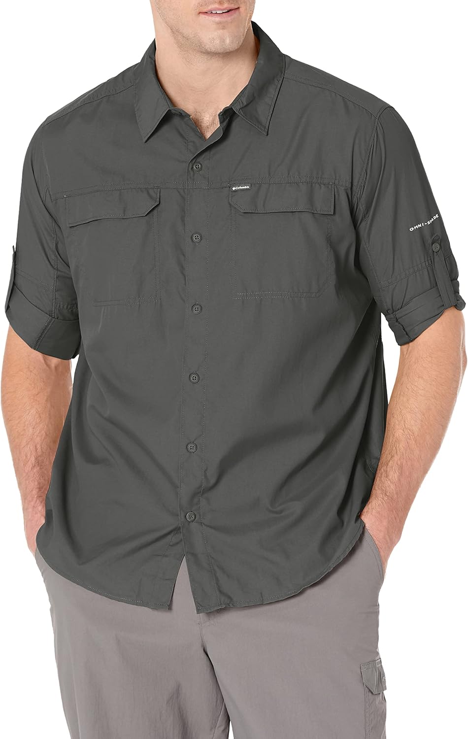 

Columbia Men's Silver Ridge 2.0 рубашка с длинным рукавом, Grill