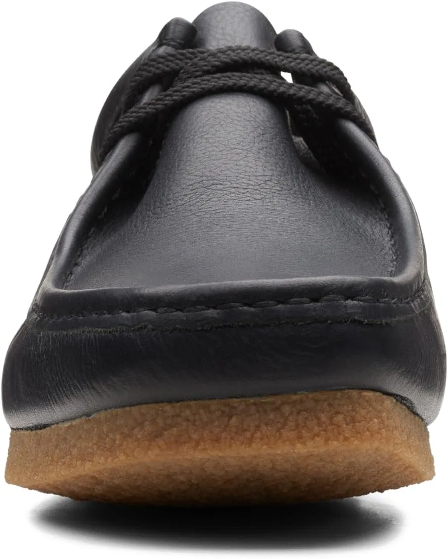 Кроссовки Clarks Men's Shacre Ii Run Oxford, Black Leather, 44 EU — фото 2