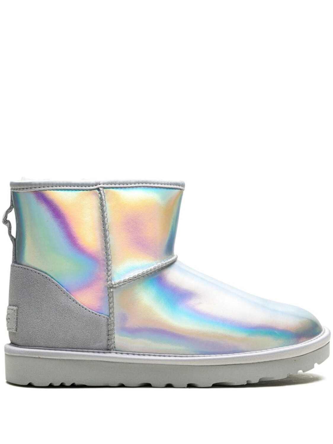 

Классические мини-сапожки переливающегося цвета «Glacier Grey» UGG, серый