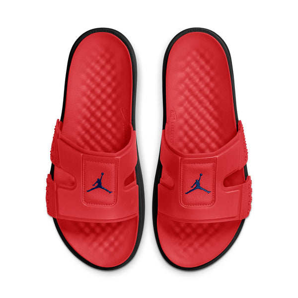 Тапочки hydro 8 colorblock casual red black slippers 'red black' Air Jordan, красный — фото 3