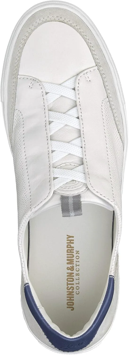 

Кежуал кроссовки Johnston & Murphy Anson Stretch с эластичной шнуровкой и закрытым носком, белый