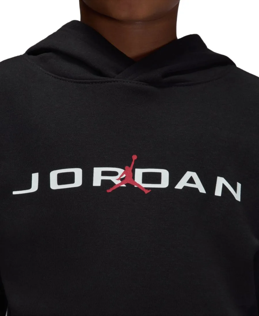 Детский комплект из толстовки с длинными рукавами и брюк (2T-7), размер 2T Jordan, черный — фото 3