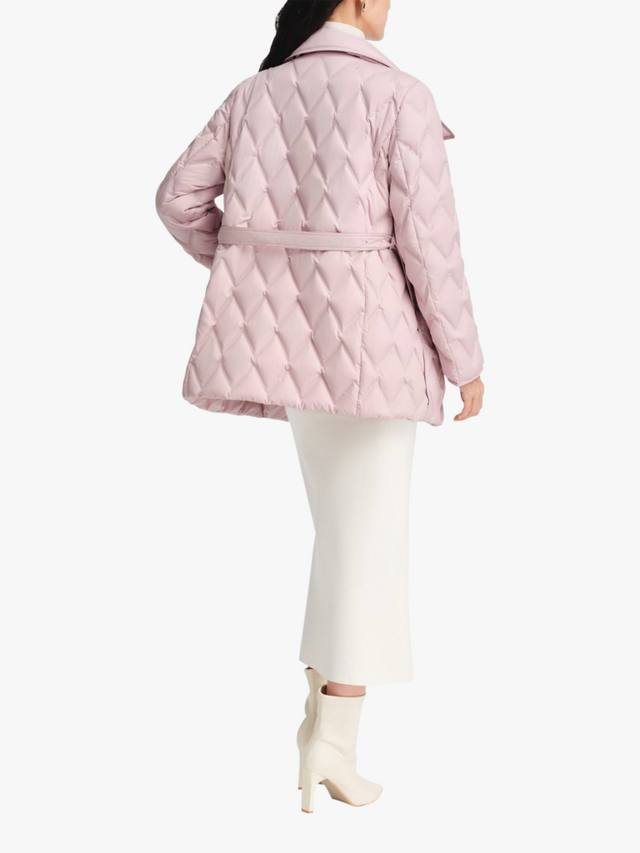 

Куртка с поясом из пуха гуся с стежкой Bosideng, Dusky Rose