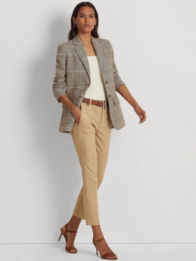 

Lauren Lakythia укороченные скинни брюки Ralph Lauren