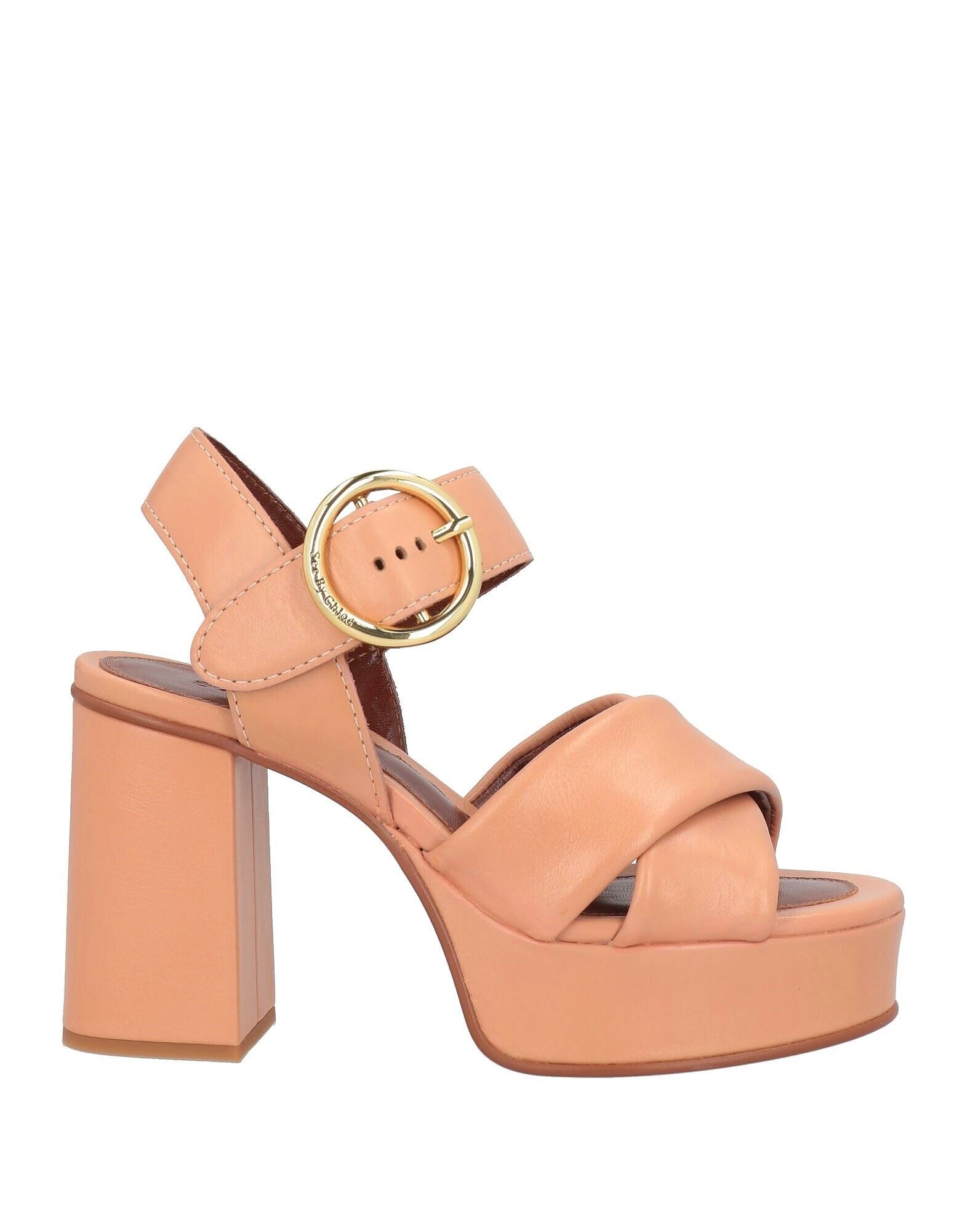 Сандалии See By Chloé, бледно-розовый