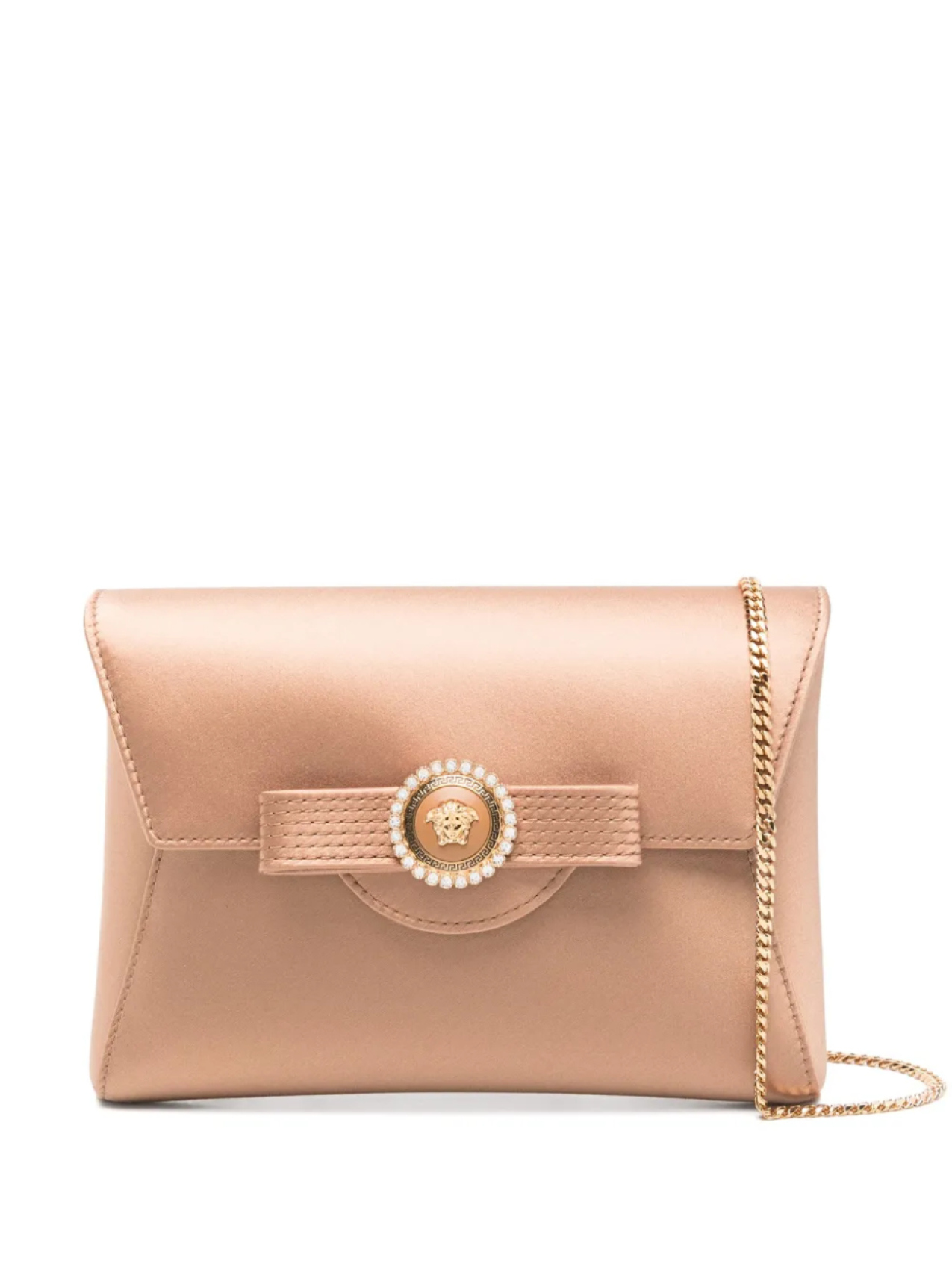

Клатч Crystal Ribbon Versace, коричневый