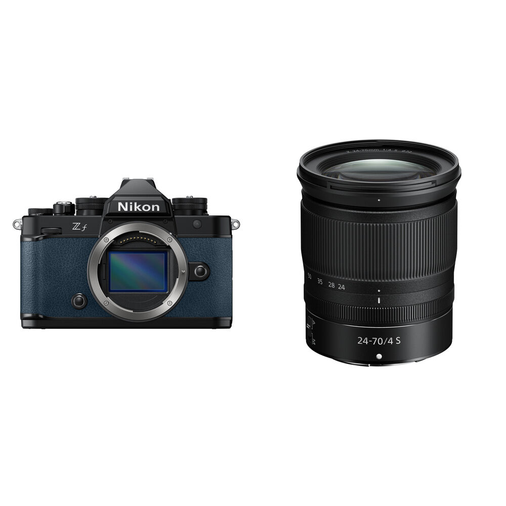 

Беззеркальная камера Nikon Zf Mirrorless Camera with 24-70mm f/4 Lens Kit (Blue)