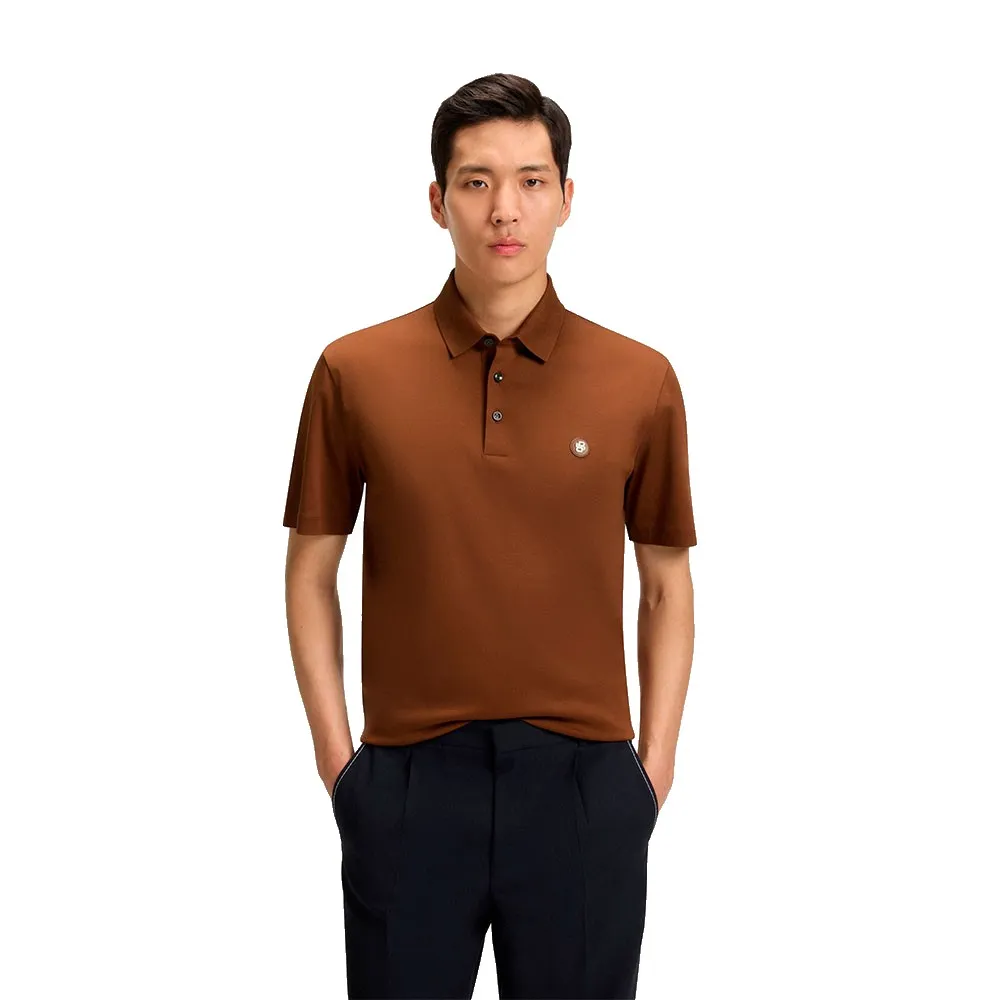 

Поло с коротким рукавом BOSS Parris 01, коричневый