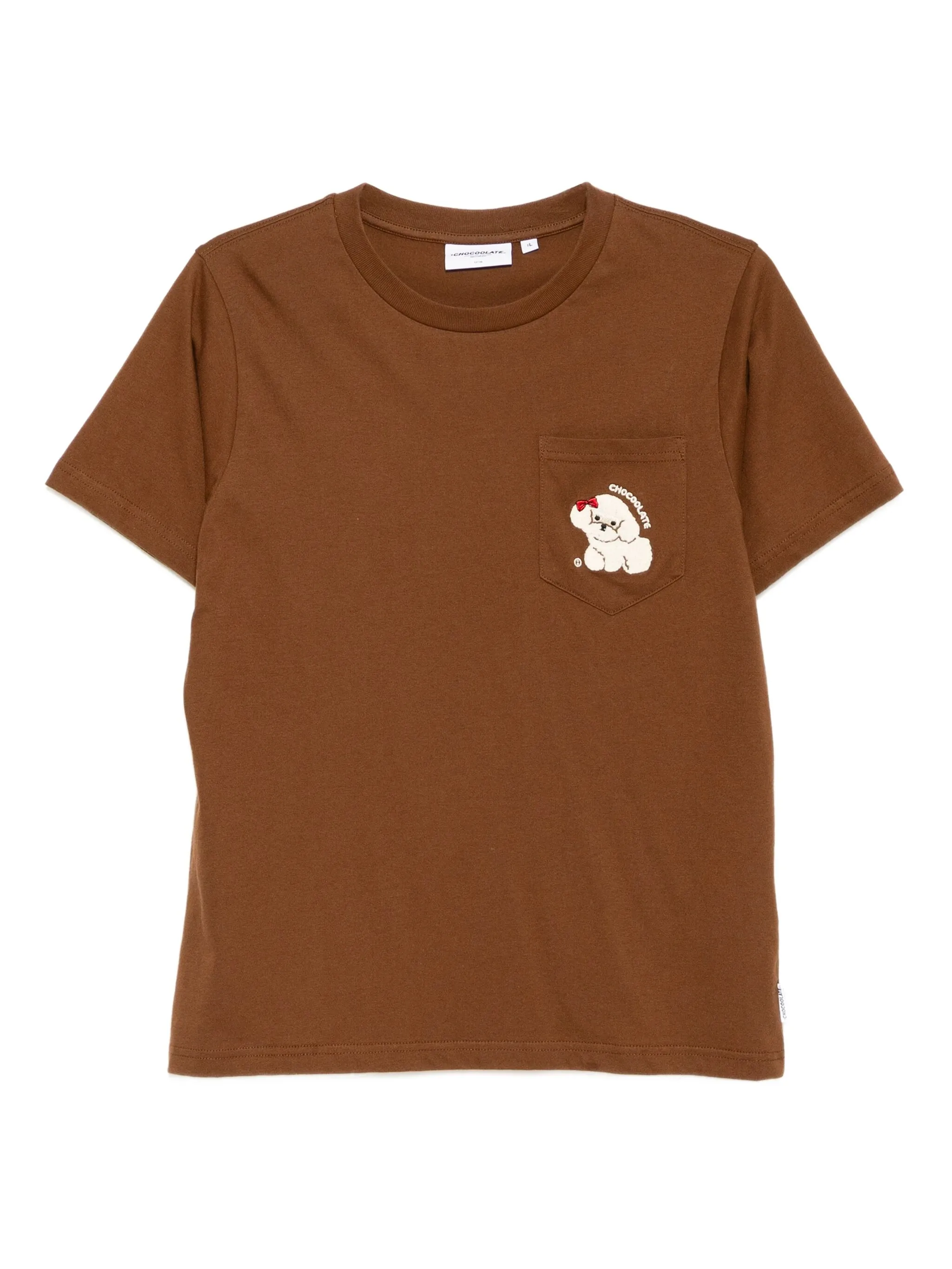 

Футболка с круглым вырезом Chocoolate, коричневый