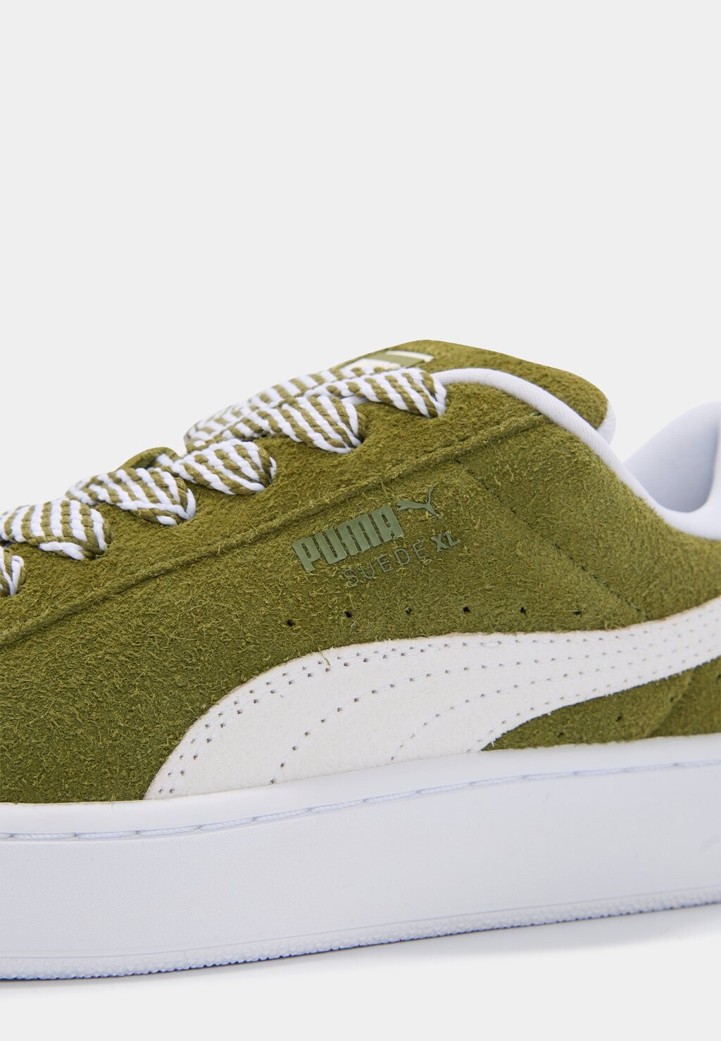 

Обувь для скейтборда Suede Xl Soft Puma, оливковый зеленый-пума белый